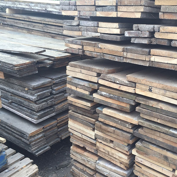 Stacks of original Georgian floorboards and London boards reclaimed from Bow Street magistrates court are just part of our huge stockholding